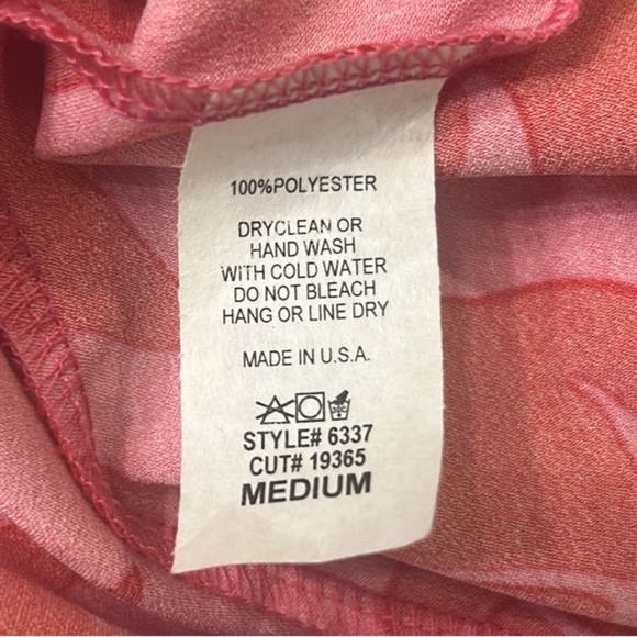 Entro Floral Bodysuit Pink Size Medium - Picture 9 of 10